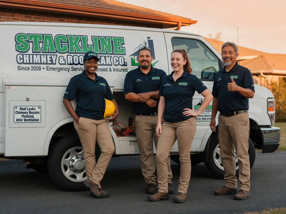 Chimney flashing repair company in Penn, ND
